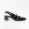 Giày sandal mũi vuông gót trụ 5cm 568