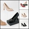 Giày VIP khoá chữ nhật đính đá, gót nhọn 8cm 447