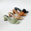 Guốc 5cm quai tết bính 9235