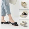 Dép sục nữ phối nơ xinh gót 3cm MT6189