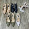 Sandal mũi nhọn hở gót 7cm MT397