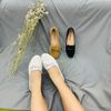 Slipon da thật nơ buộc MT733