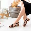 Giày sandal bệt quai chéo gót cao 3cm MT3311