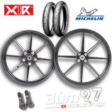  Set Mâm X1R 8 Cây 1.6-1.85 cho Exciter 150/155VVA + Vỏ Michelin Moto GP 