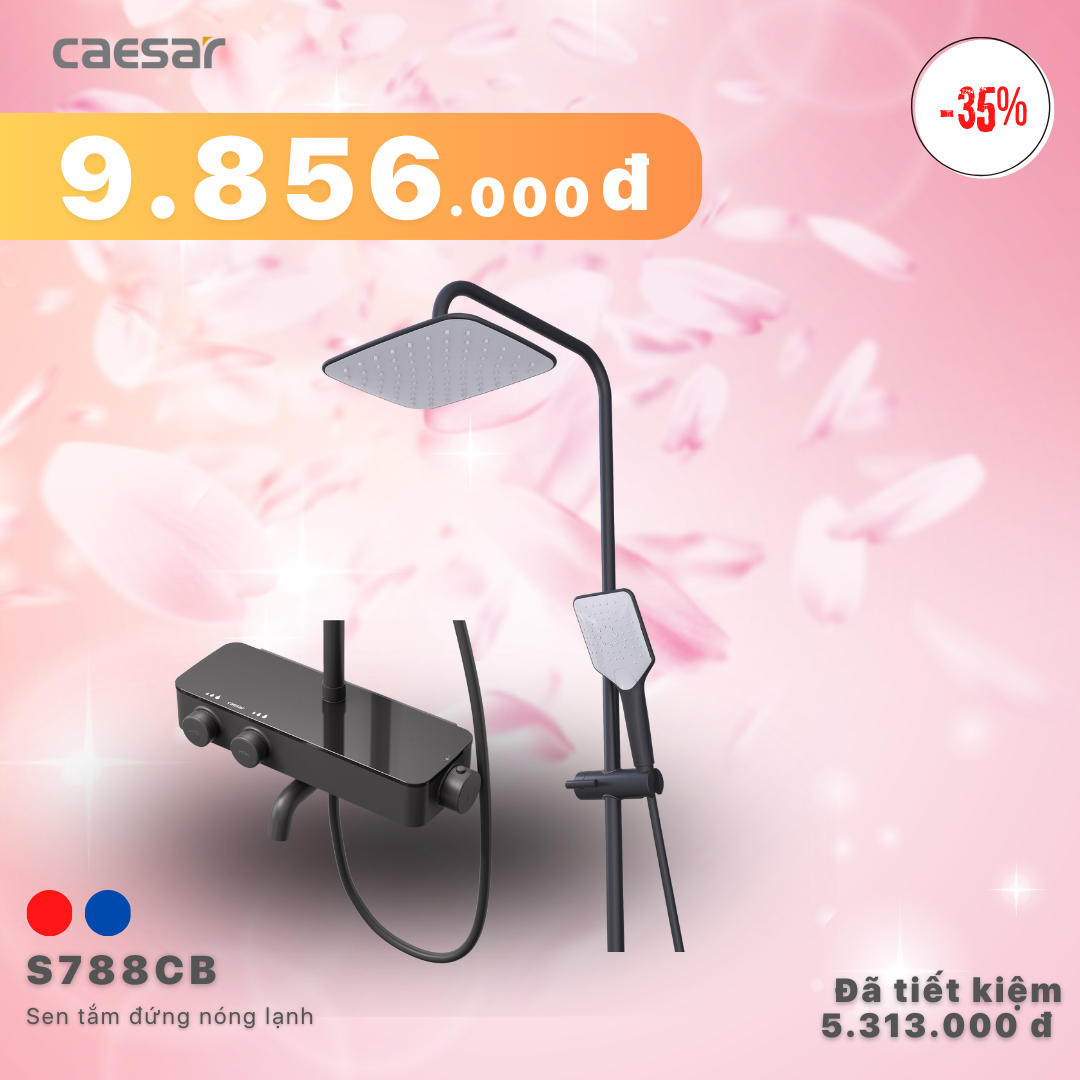 Khuyến mãi ưu đãi - Sen Tắm Đứng Nhiệt Tự Động - S788CB