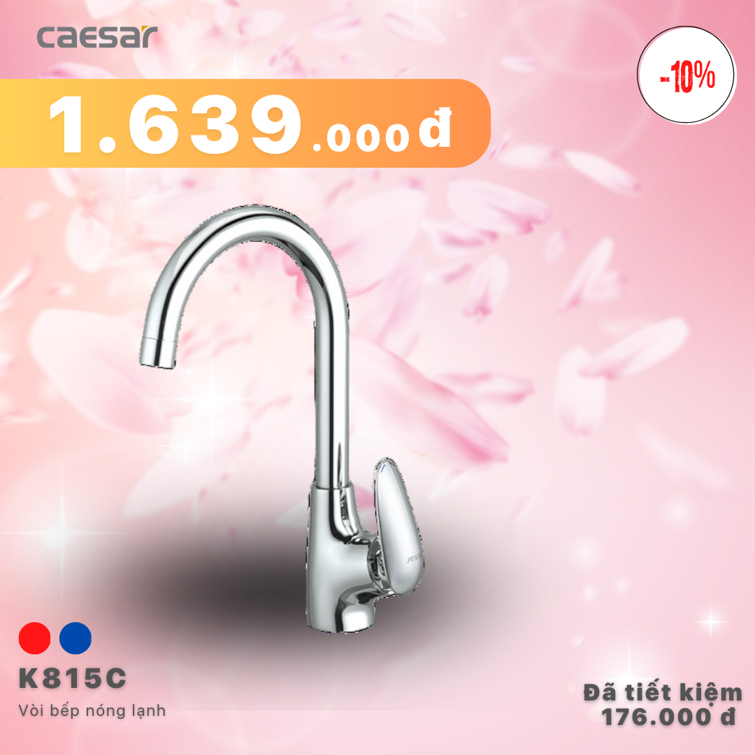 Khuyến mãi ưu đãi - Vòi Bếp Nóng Lạnh - K815C
