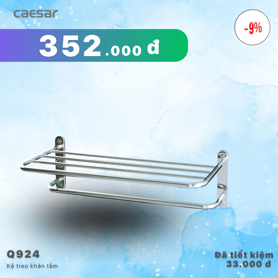 Khuyến mãi ưu đãi - Giá Treo Khăn 2 Tầng - Q924V