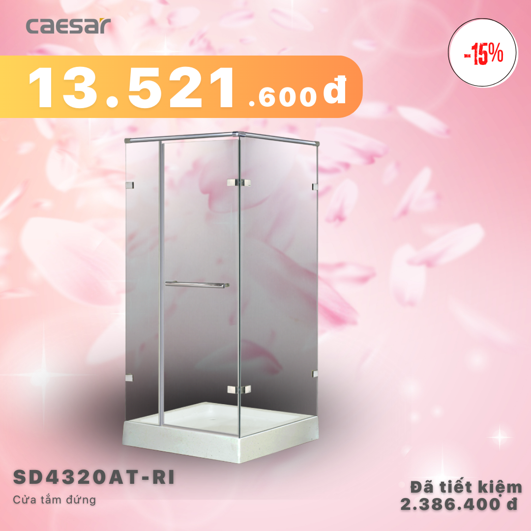 Khuyến mãi ưu đãi Cửa Tắm Đứng - SD4320AT - RI