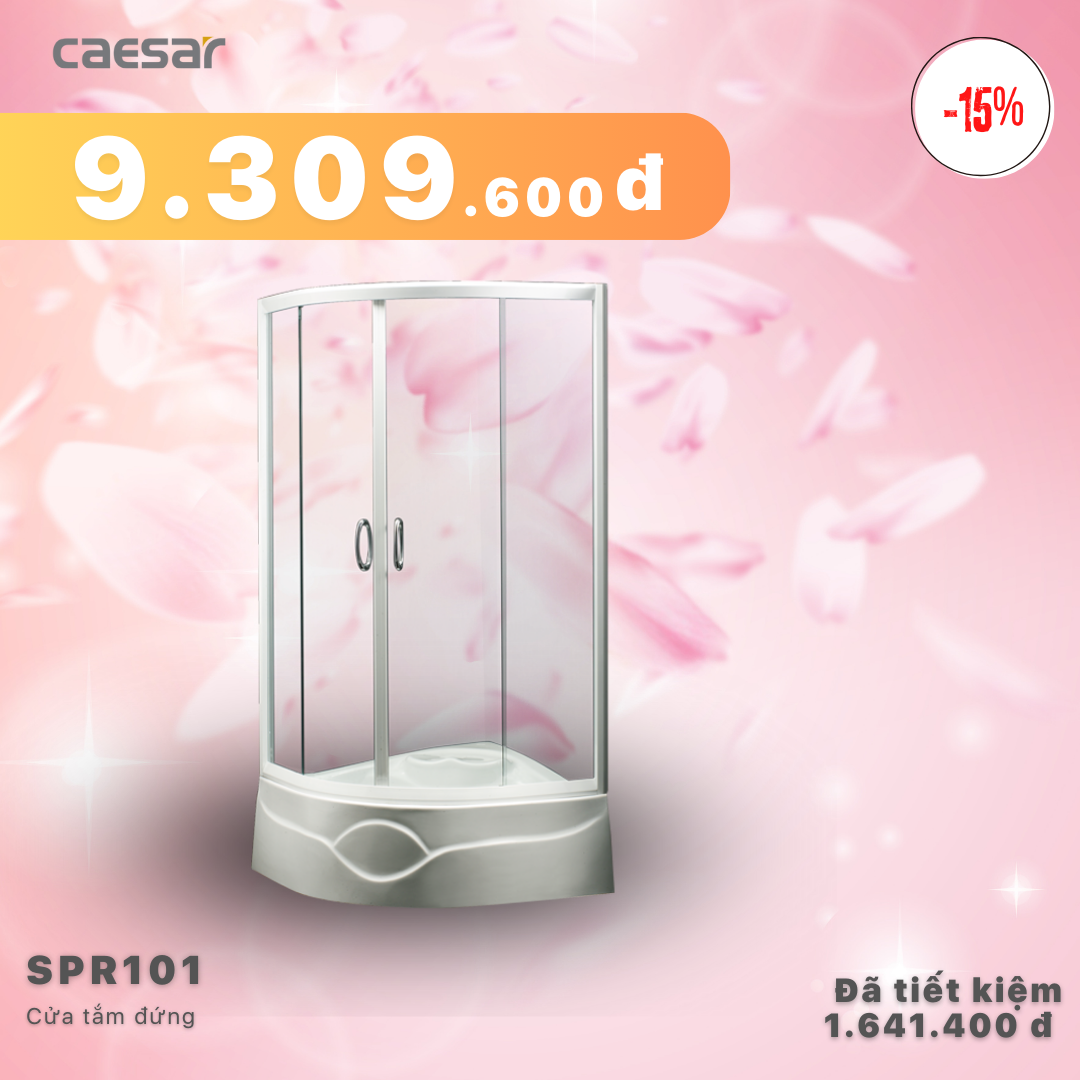 Khuyến mãi ưu đãi Cửa Tắm Đứng - SPR101