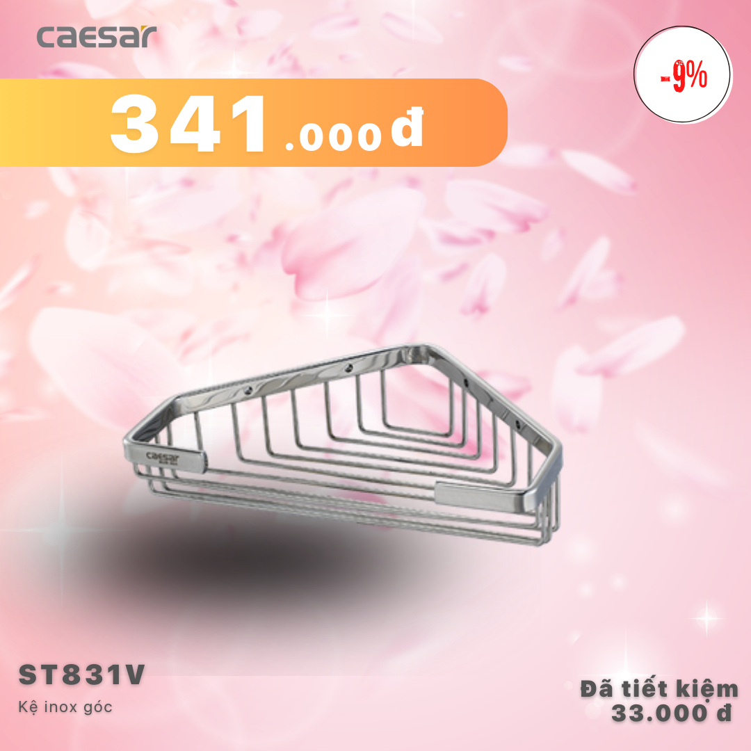 Khuyến mãi ưu đãi - Kệ Inox góc - ST831V