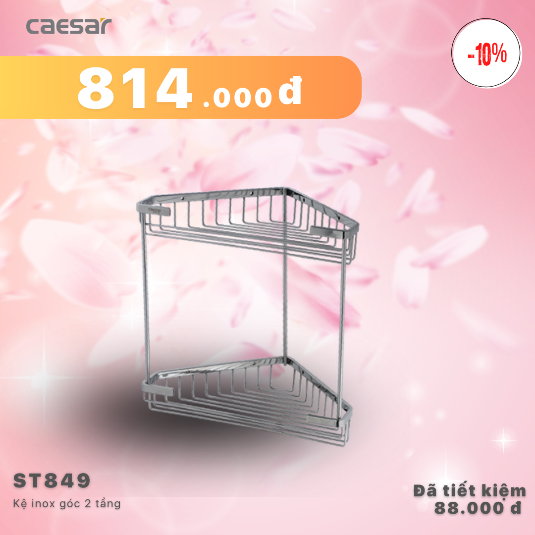 Khuyến mãi ưu đãi - Kệ Vuông 2 Tầng - ST859