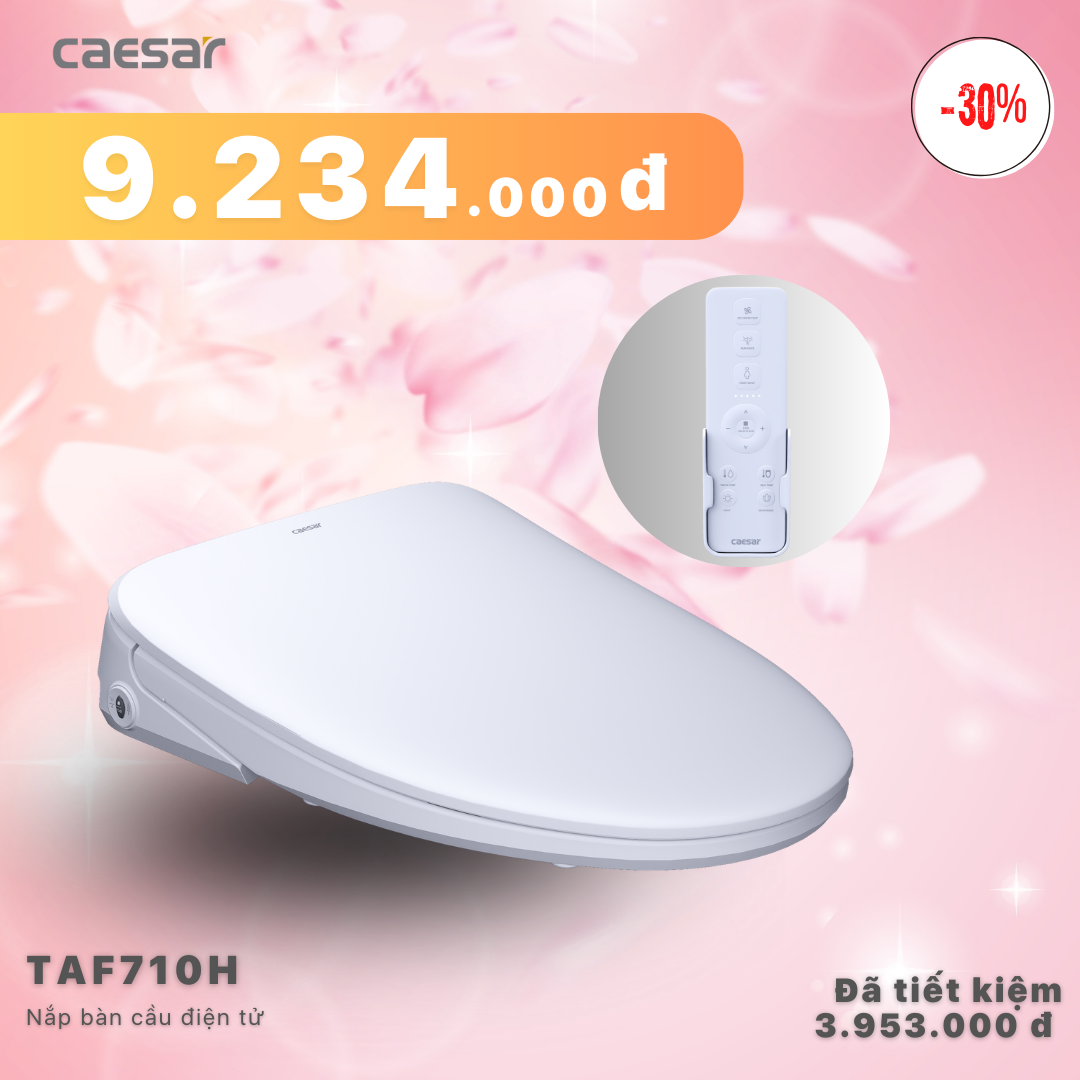 Khuyến mãi ưu đãi - Nắp Bàn Cầu Điện Tử - TAF710H