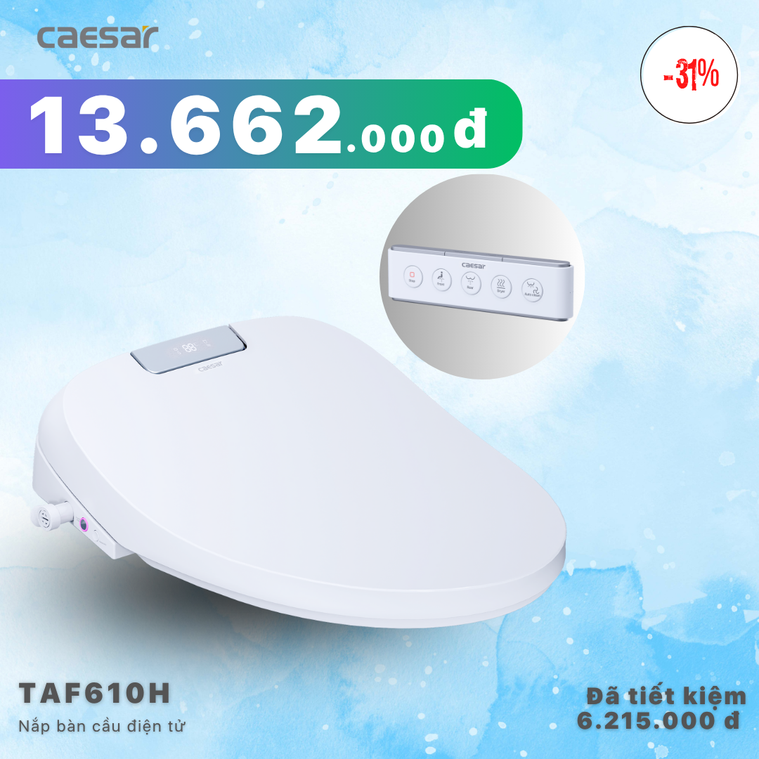 Khuyến mãi ưu đãi - Nắp Bàn Cầu Điện Tử - TAF610H