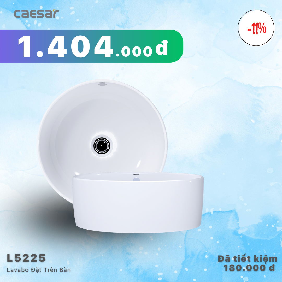 Khuyến mãi ưu đãi - Lavabo Đặt Trên Bàn - L5225