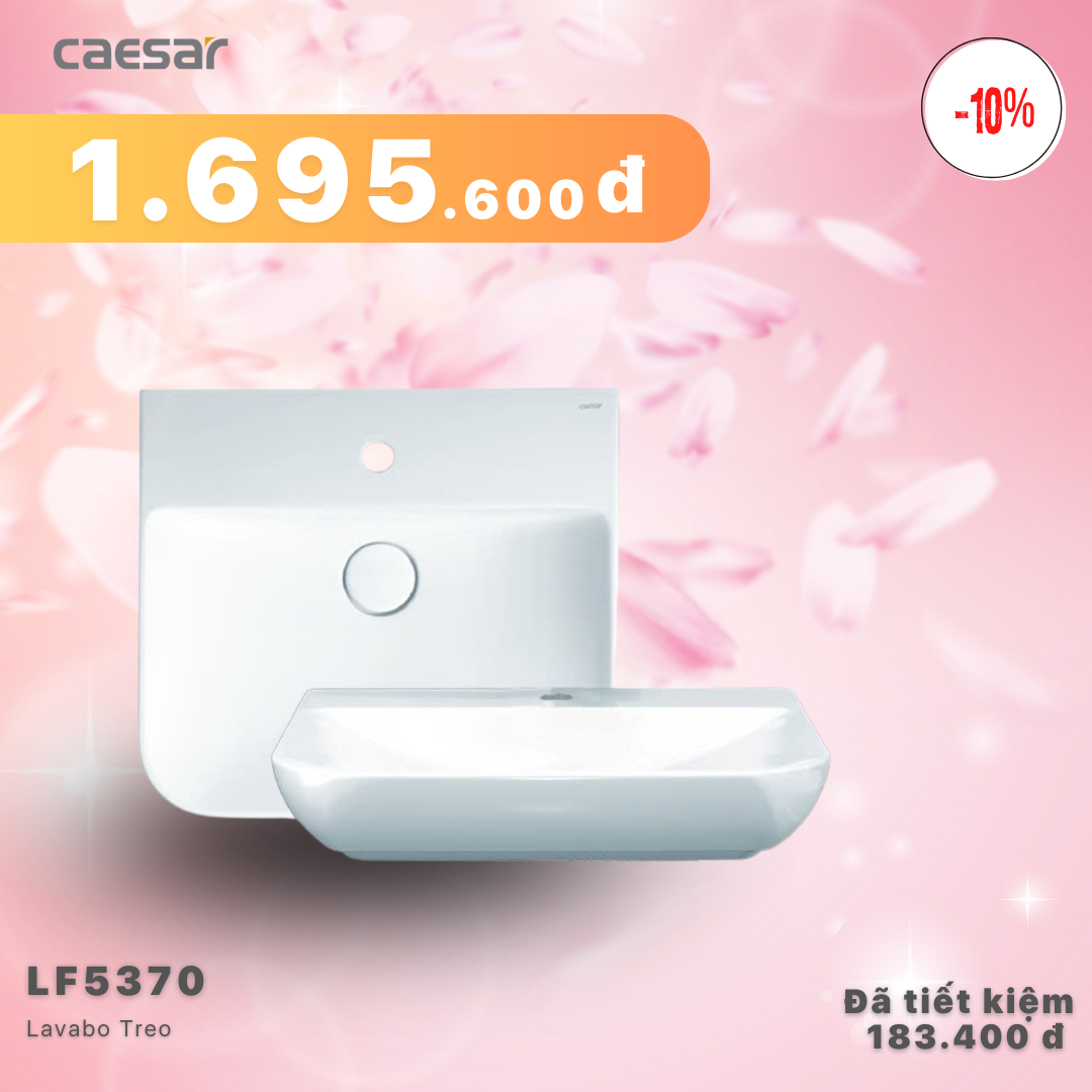 Khuyến mãi ưu đãi - Lavabo treo tường - LF5370