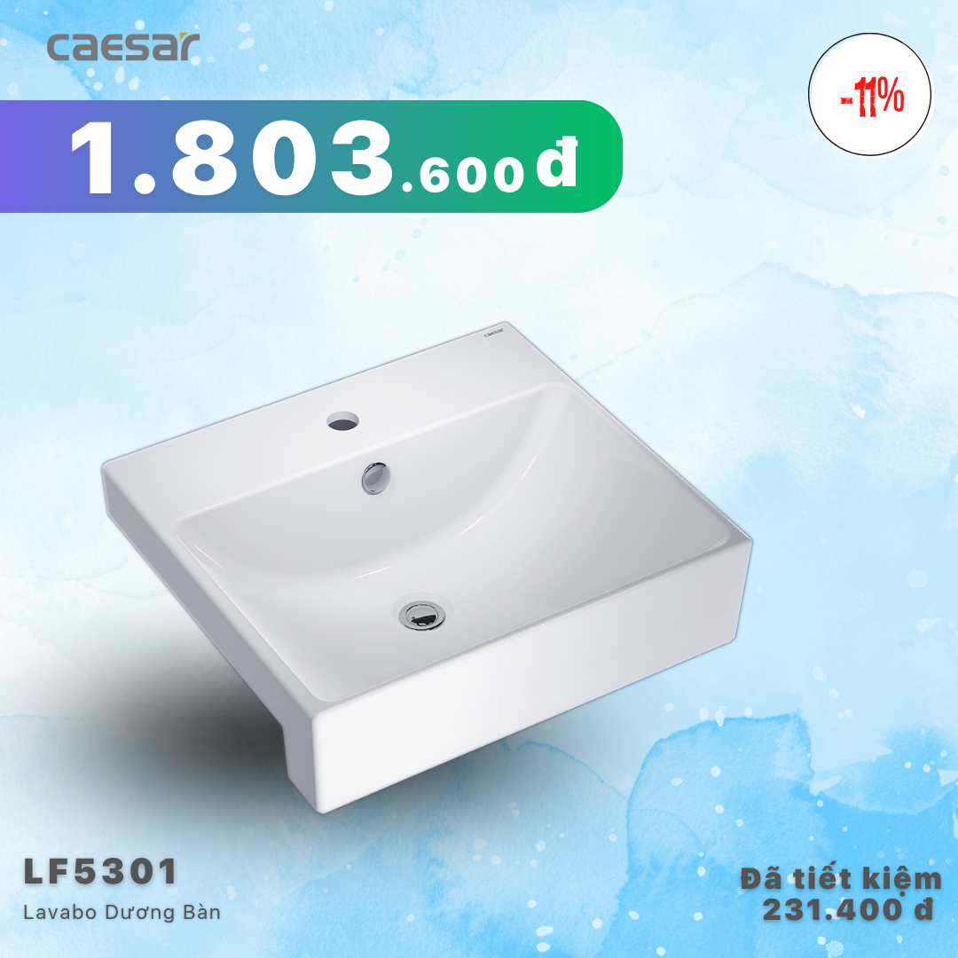 Khuyến mãi ưu đãi - Lavabo Dương Bàn - LF5301