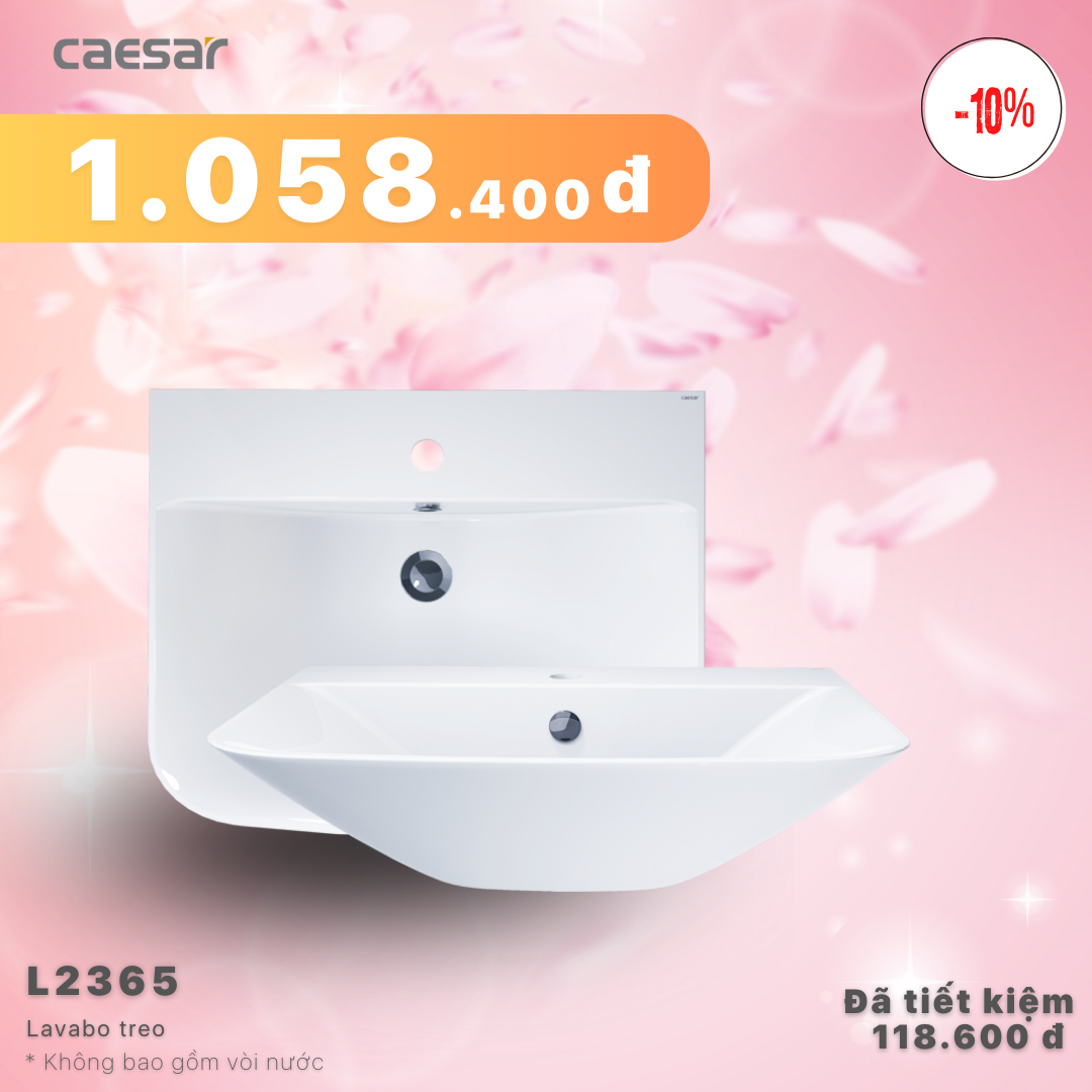 Khuyến mãi ưu đãi Lavabo Treo Tường - L2365