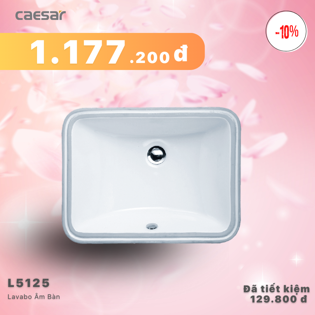 Khuyến mãi ưu đãi Lavabo âm bàn - L5125