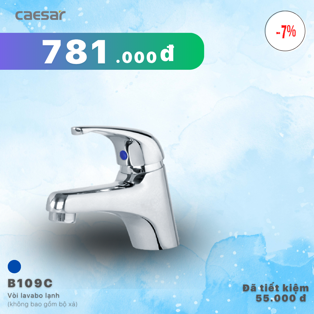 Khuyến mãi ưu đãi Vòi lavabo lạnh - B109C