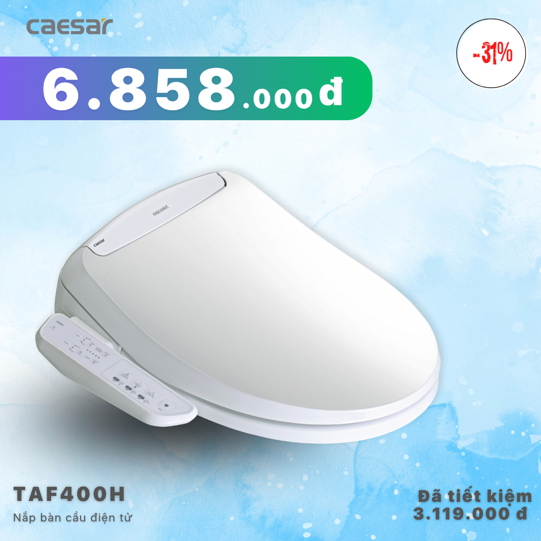 Khuyến mãi ưu đãi - Nắp Bàn Cầu Điện Tử - TAF400H
