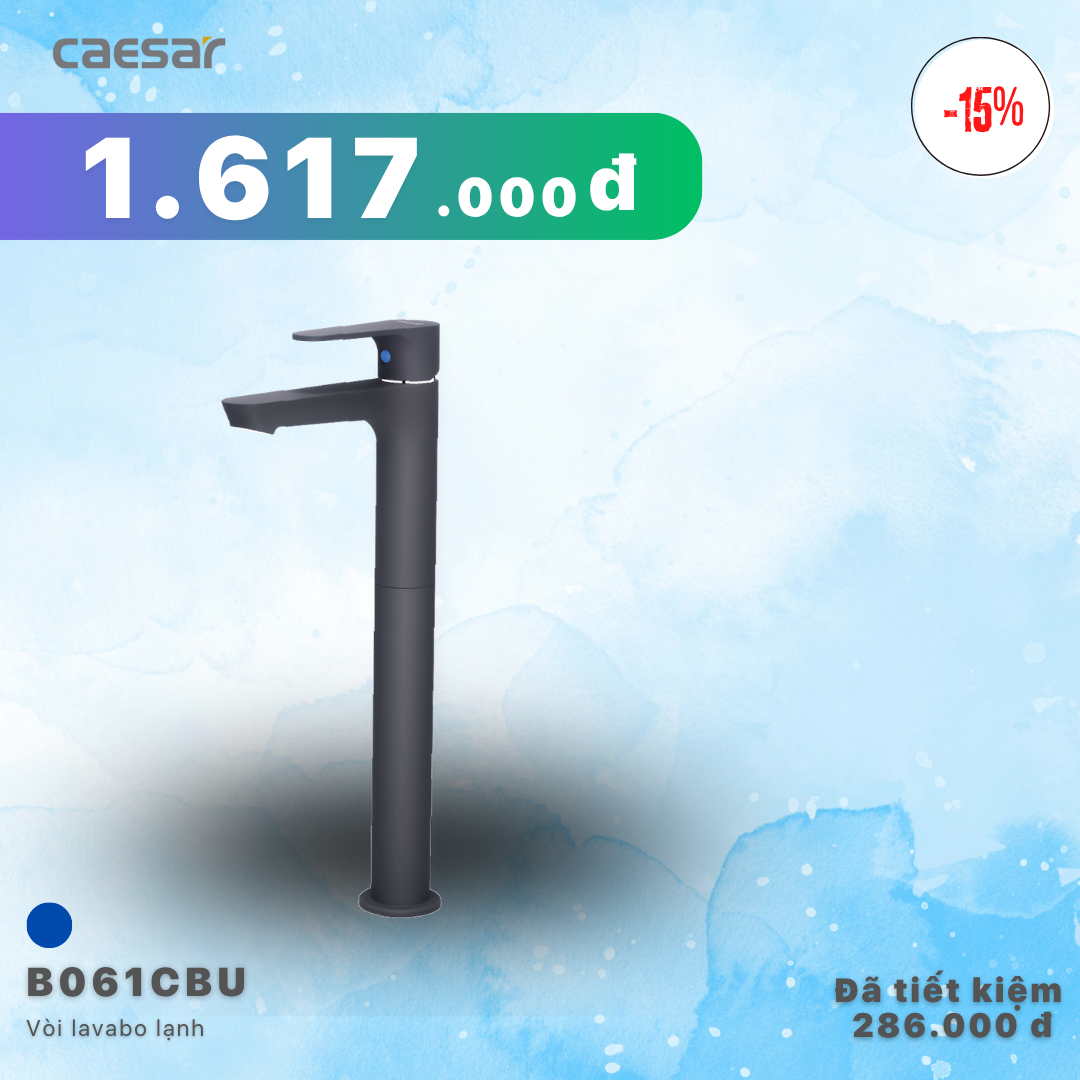 Khuyến mãi ưu đãi Vòi Cao Lavabo Lạnh - B061CBU