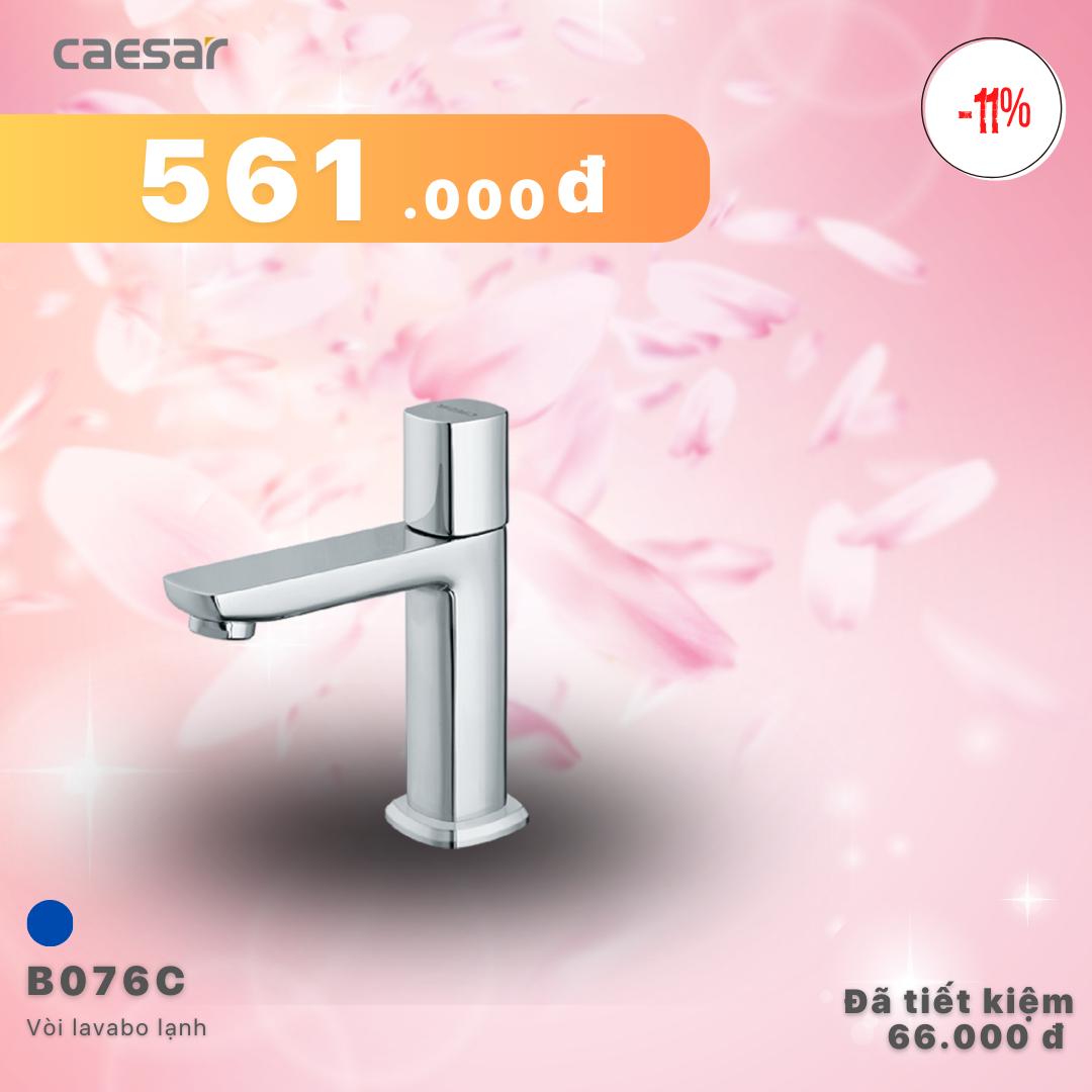 Khuyến mãi ưu đãi Vòi lavabo Lạnh - B076C