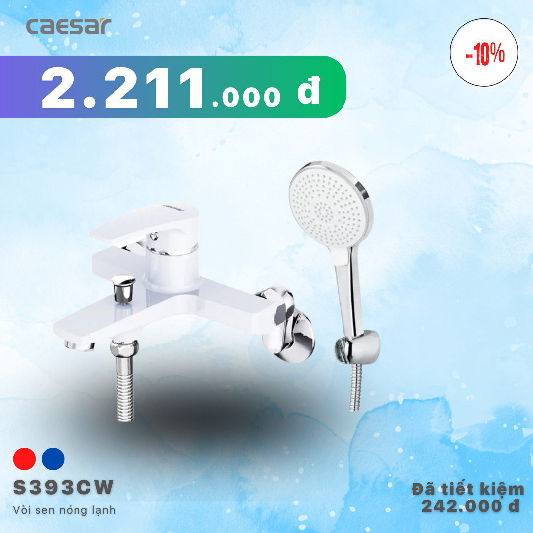Khuyến mãi ưu đãi Sen tắm nóng lạnh - S393CW