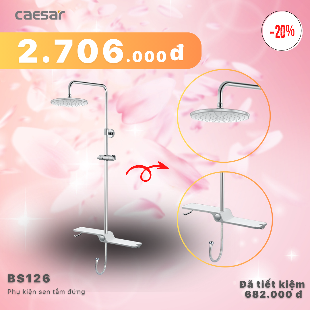 Khuyến mãi ưu đãi Phụ Kiện Sen Tắm Đứng - BS126