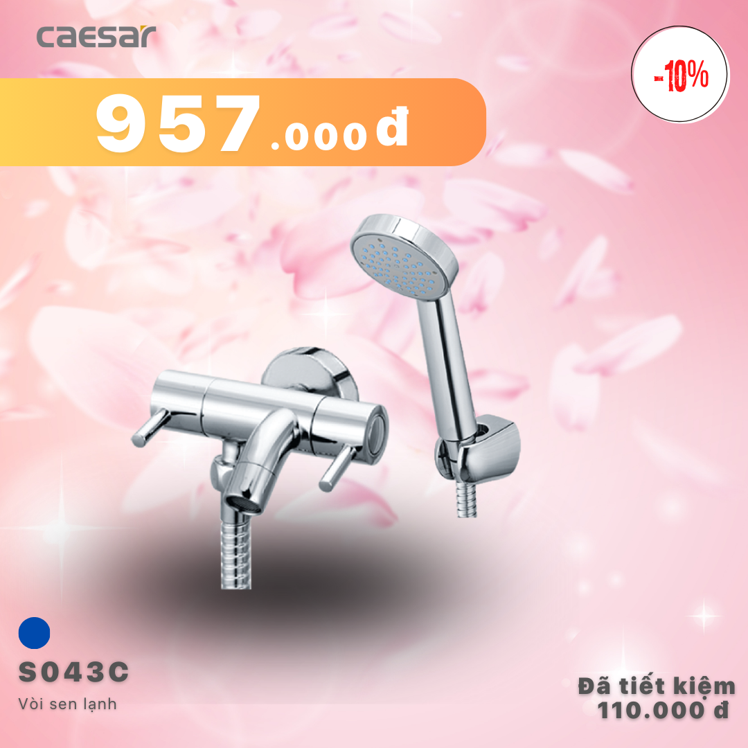 Khuyến mãi ưu đãi Vòi Sen Lạnh - S043C