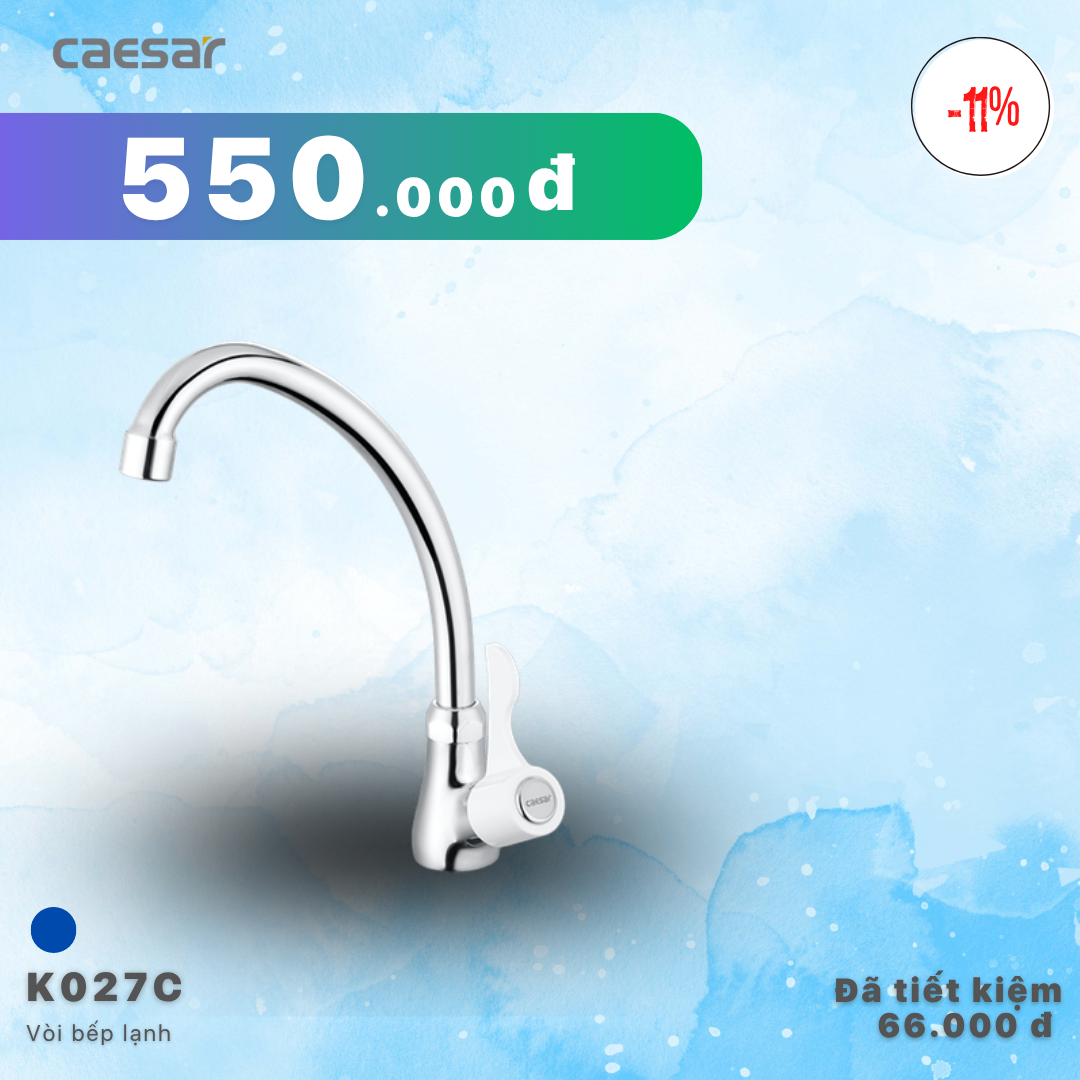 Khuyến mãi ưu đãi - Vòi Bếp Lạnh - K027C