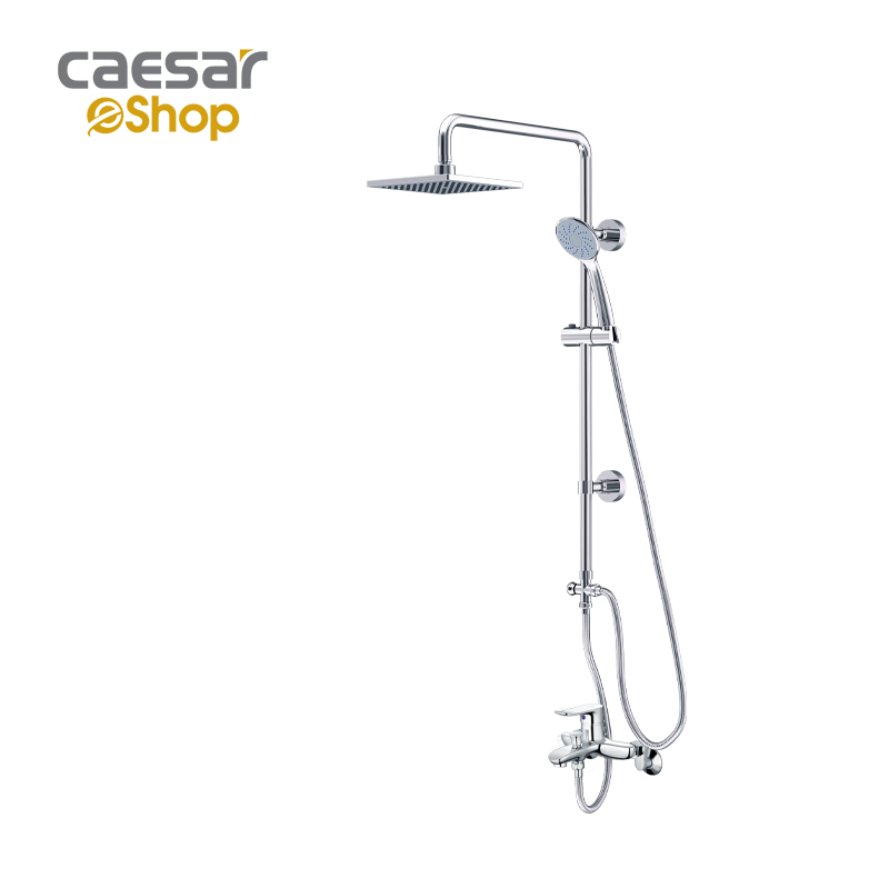 Sen nóng lạnh kết hợp bộ phụ kiện sen tắm đứng - S493C + BS124
