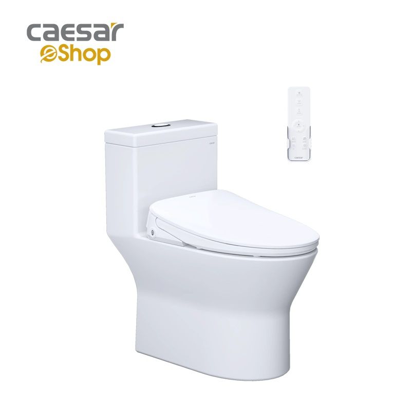 Bàn cầu một khối kết hợp với nắp điện tử - C1374F + TAF710H