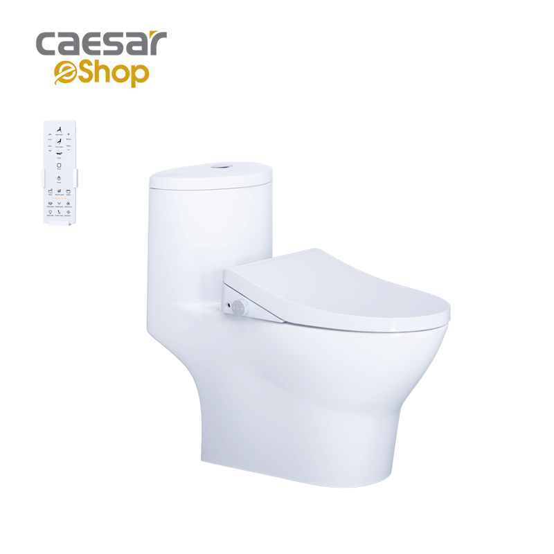 Bàn Cầu một khối kết hợp với nắp điện tử - C1375F + TAF512H