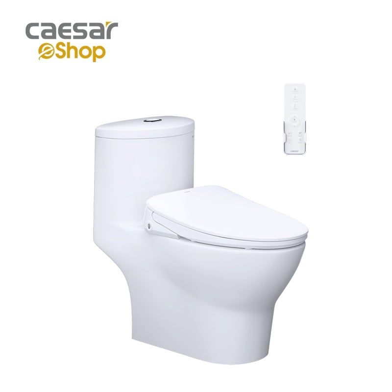 Bàn Cầu một khối kết hợp với nắp điện tử - C1375F + TAF710H