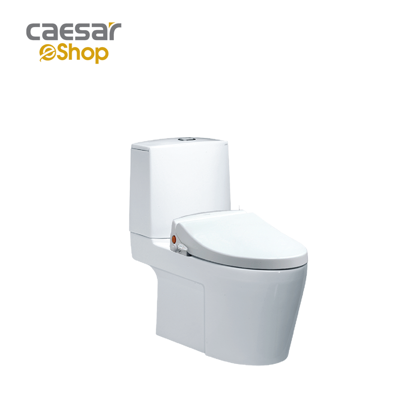 Bàn cầu hai khối CD1345 kết hợp nắp cơ đa năng TAF050