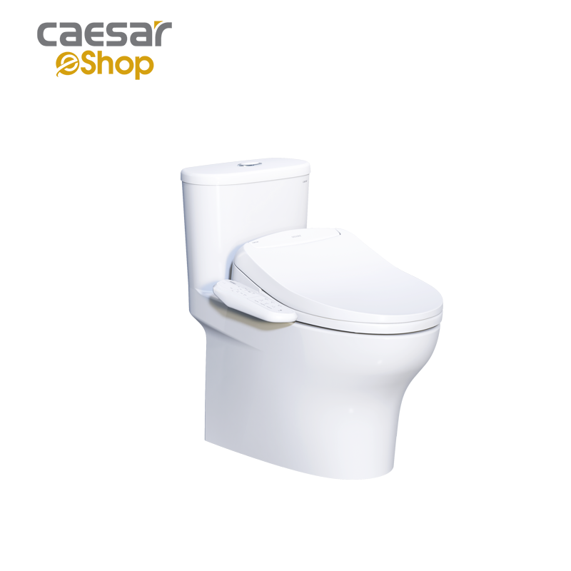 Bàn Cầu Một Khối kết hợp nắp điện tử - C1394F - TAF400H