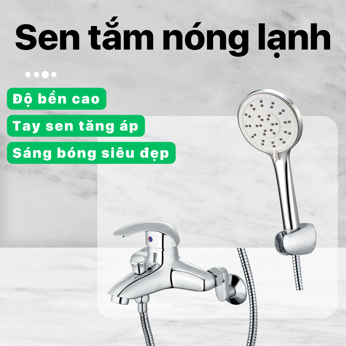 ESHOP_Vòi Sen Gạt Nóng Lạnh
