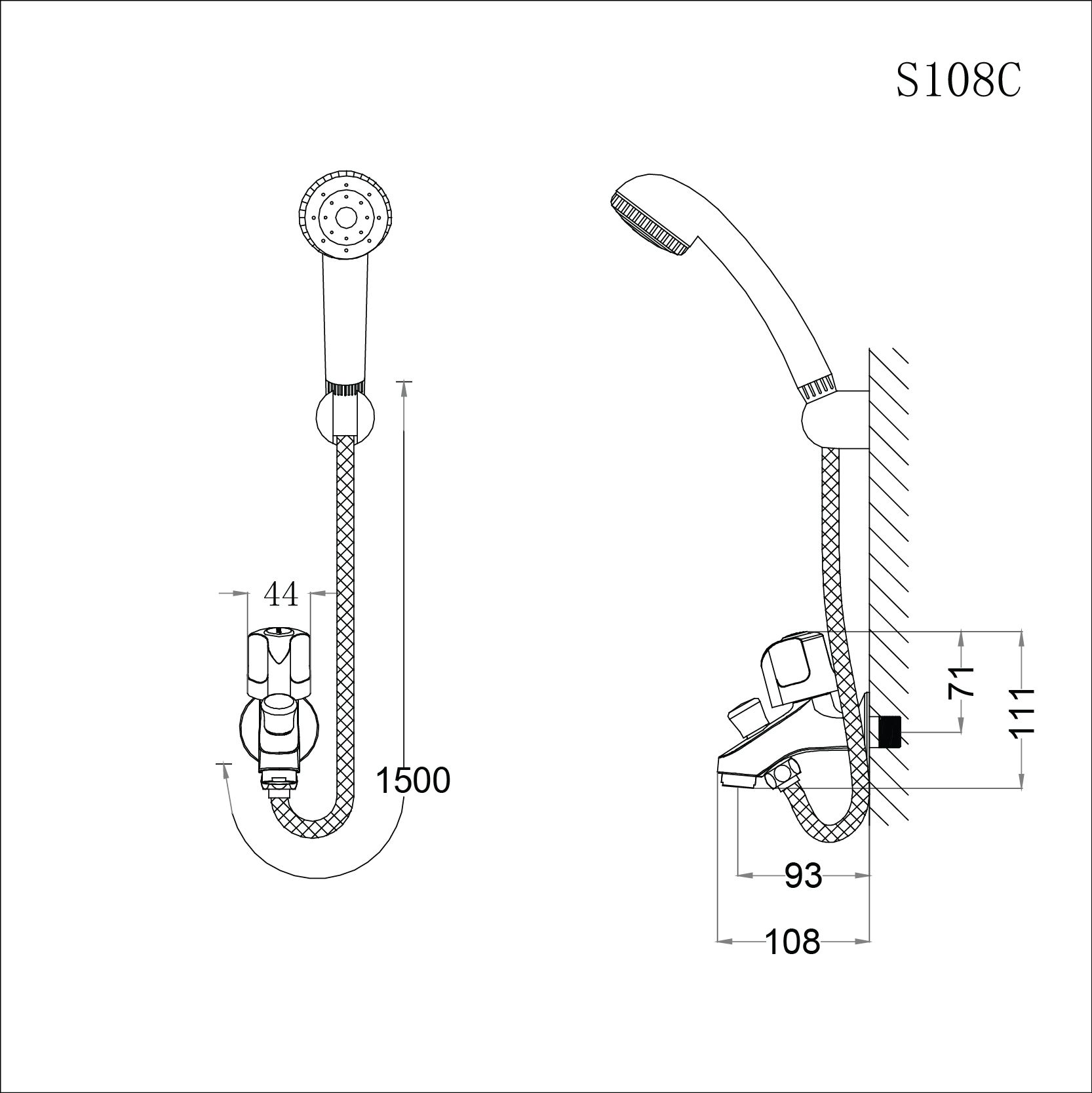 Vòi Sen Lạnh - S108C