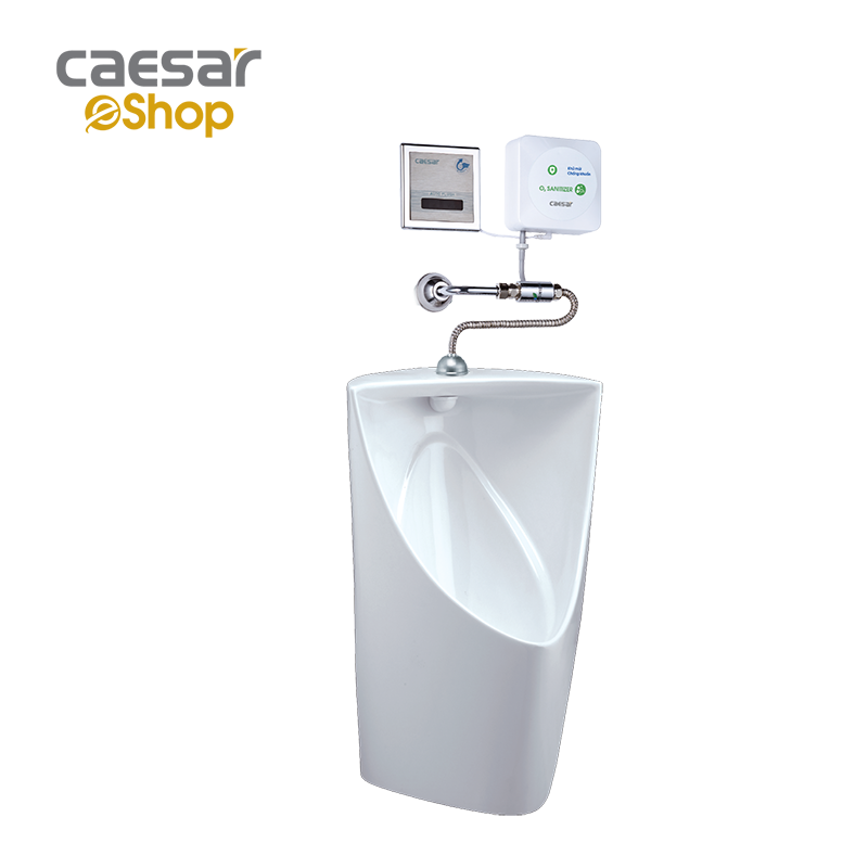 Bệ tiểu Nam (treo tường) +Xả tiểu +Máy tạo Ozon - U0233 + A637 + A610OZ