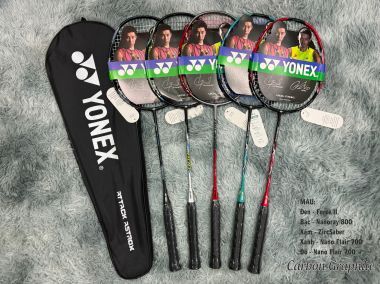 Vợt Cầu Lông Yonex Carbon Graphite ( Cây Đã Đan 9kg-10kg)