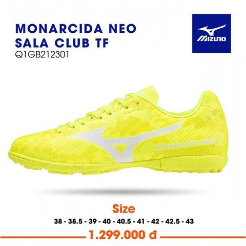 Giày Mizuno Monarcida Neo Sala Club TF Vàng