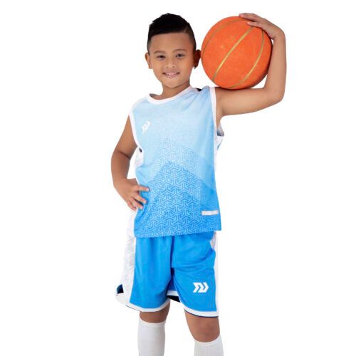 Quần áo bóng rổ trẻ em Bulbal Pacy 6 màu-Xanh Da