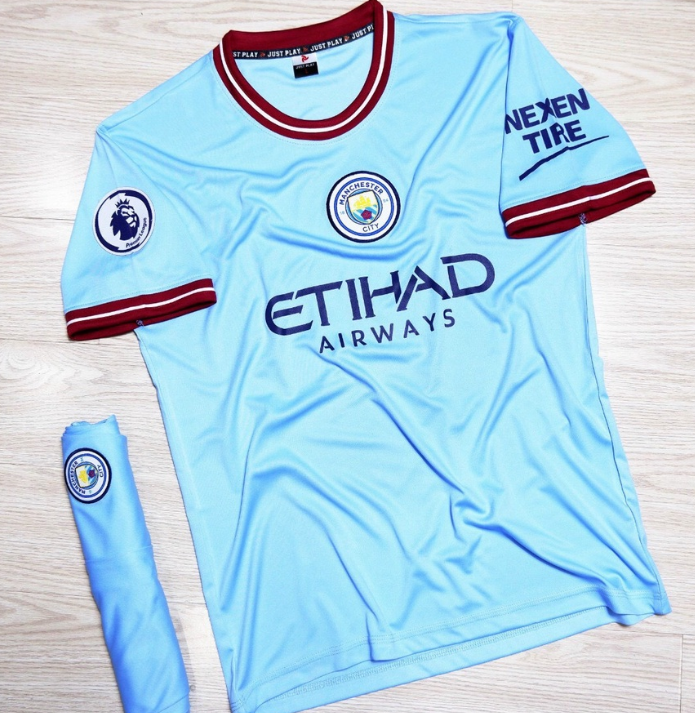 Bộ quần áo bóng đá Man City MC sân nhà 2023