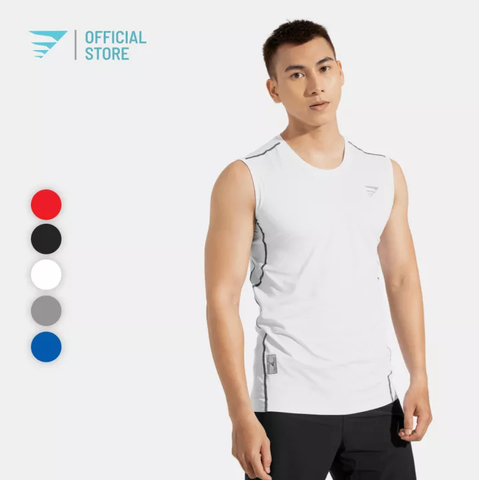 Áo body alpha-x sát nách-Trắng