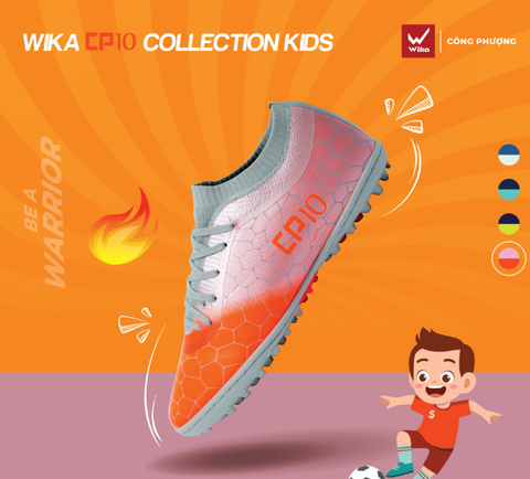 Giày Bóng Đá Trẻ Em Wika CP10 Kid - Giày Đá Banh Sân Cỏ Nhân Tạo