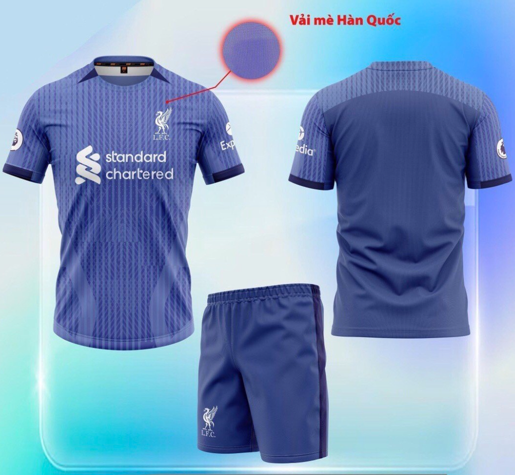 Quần áo Bóng Đá Liverpool Tím 23/24 - Mẫu mới nhất
