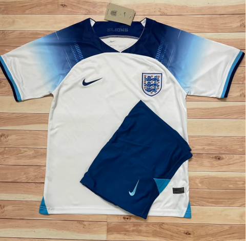 Quần áo Bóng đá đội tuyển Anh 22/23 Mới nhất  - Vải Polyester Thái Gai Lưới (có logo thêu)