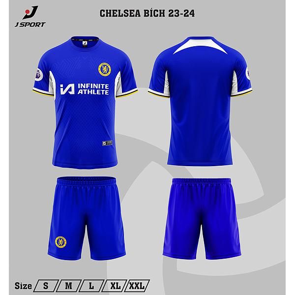 Quần áo Bóng Đá JP CLB Chelsea - Xanh Bích