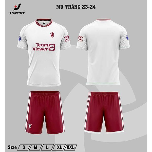 Quần Áo Bóng Đá JP CLB MU 23-24 - Trắng