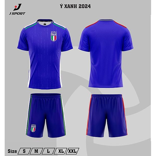 Quần Áo Bóng Đá Đội Tuyển Ý 2024 - Xanh